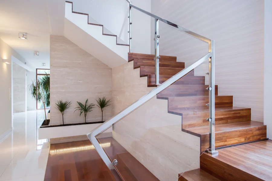 Curved Glass Stair Installation